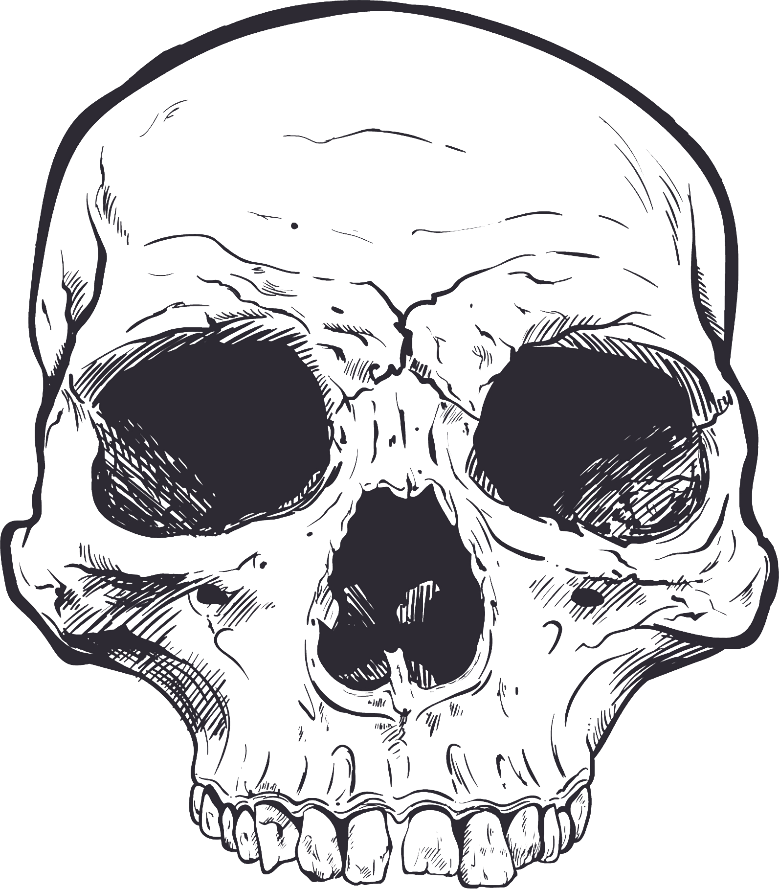 Tattoo design ready to export as a stencil